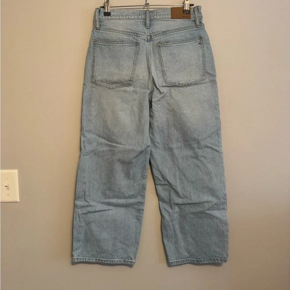 Madewell Perfect Vintage Wide Leg Crop Jeans - Picture 2 of 5